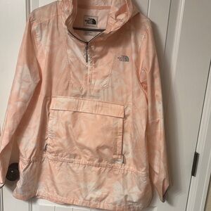 The North Face Peach Tie-Dye Pullover Anorak